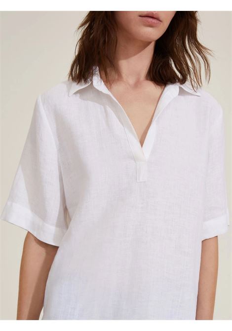 camicia in tela di puro lino lavata Emme Marella | NAVE006